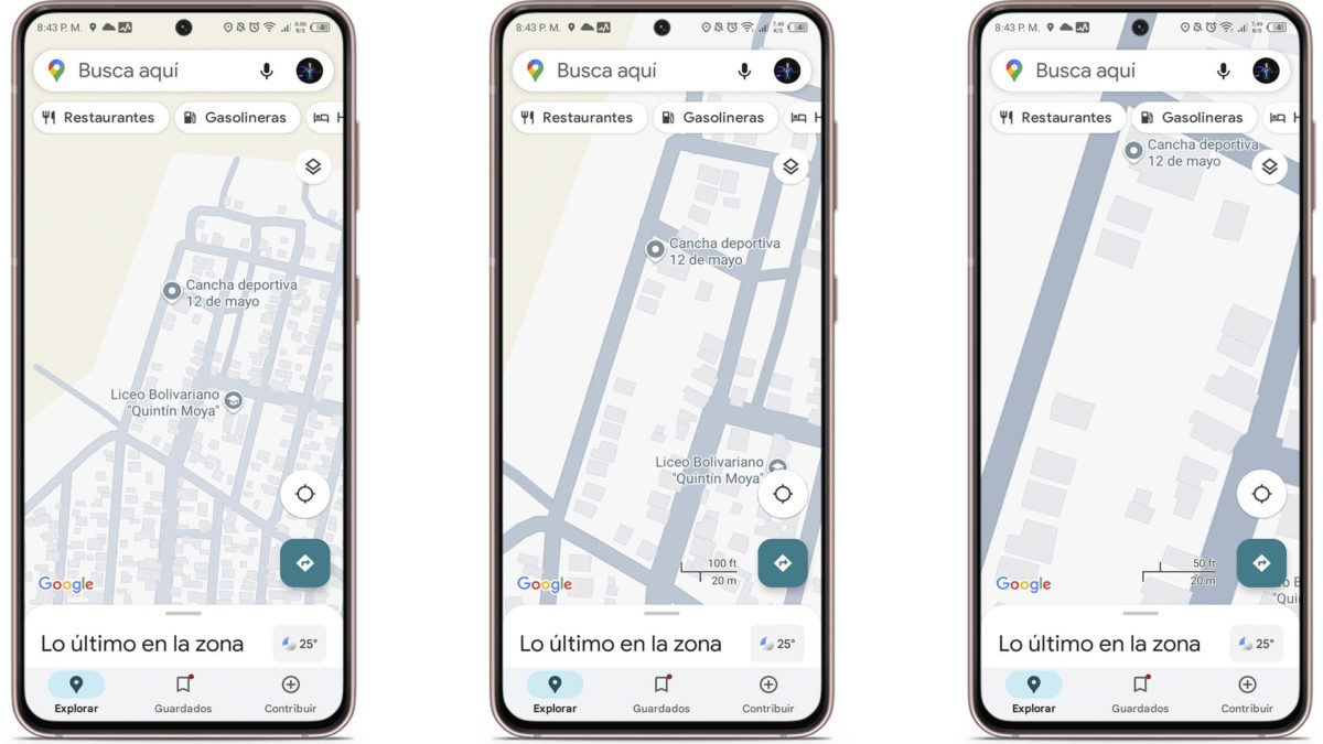 Funciones clave que debes conocer de Google Maps en el móvil - Haz zoom in con doble toque