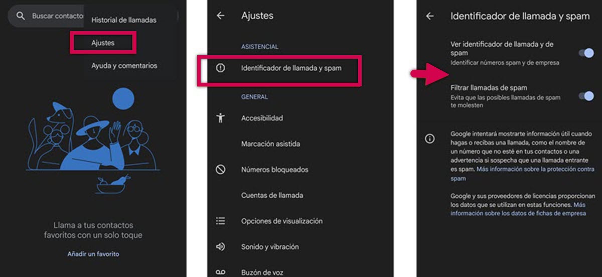 Cómo bloquear llamadas de números desconocidos y SPAM en Android 3