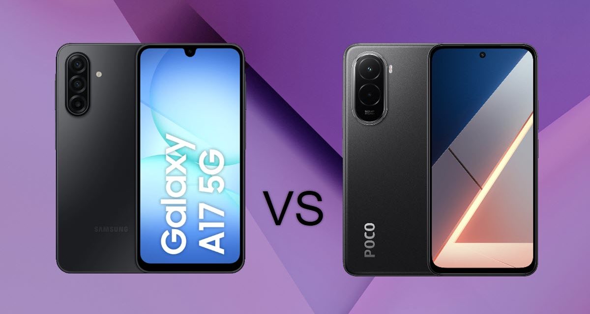 Samsung Galaxy A17 o POCO M7, ¿cuál es el mejor móvil de batalla de 2025?