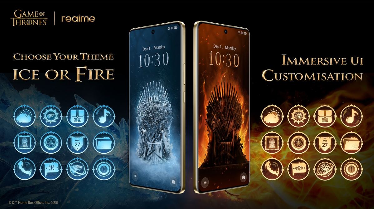 realme 15 Pro Game of Thrones Limited Edition, un móvil con gran potencia y un diseño único 1