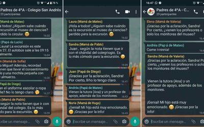El grupo de WhatsApp del colegio te puede llevar a la cárcel